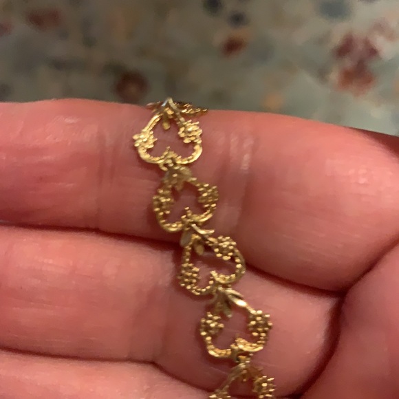 Vintage 14k gold Estate ❤️🌸Bracelet.BH unmarked - Picture 6 of 11